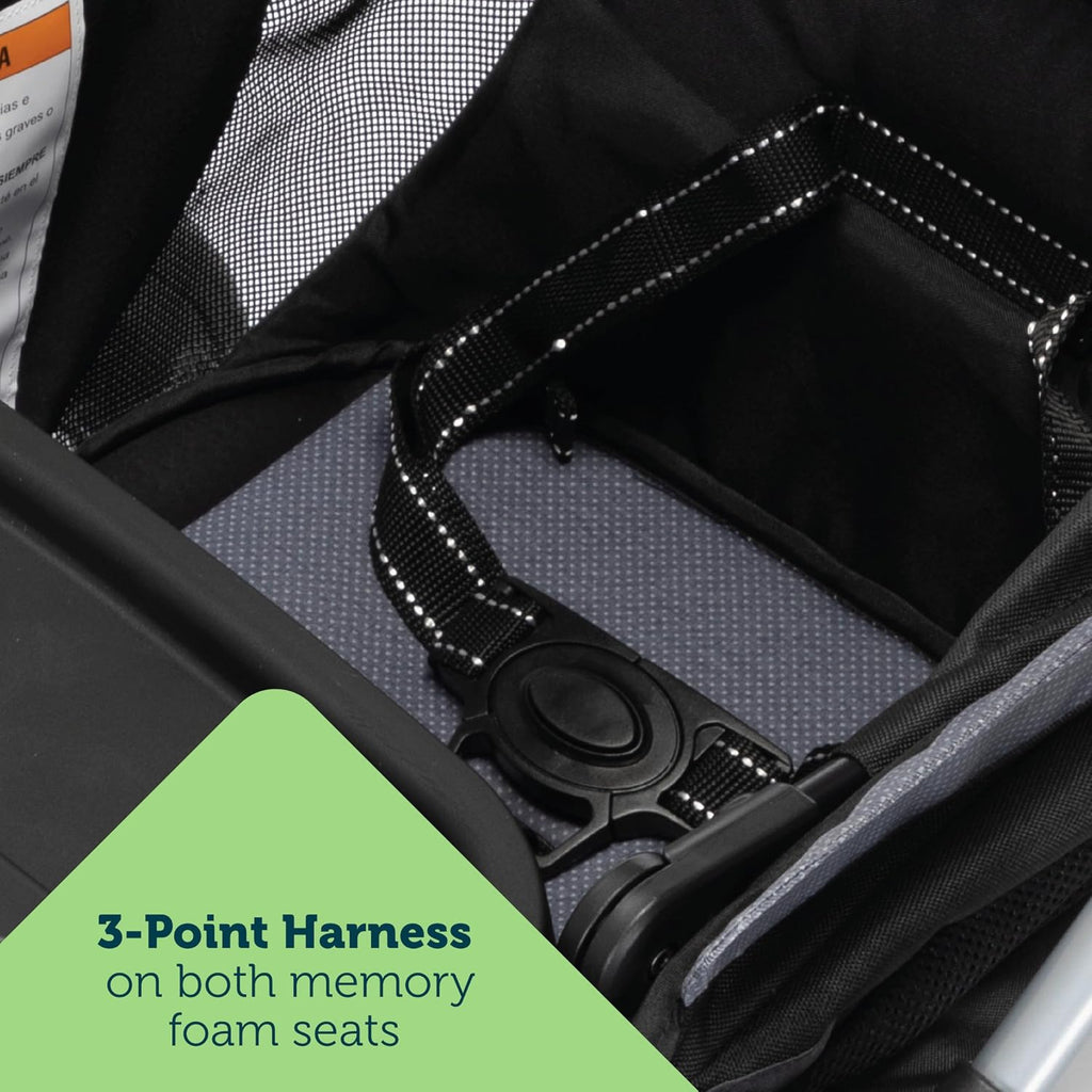 Safety 1st Summit Wagon Stroller for 2 Kids with Removable Tray in High Street