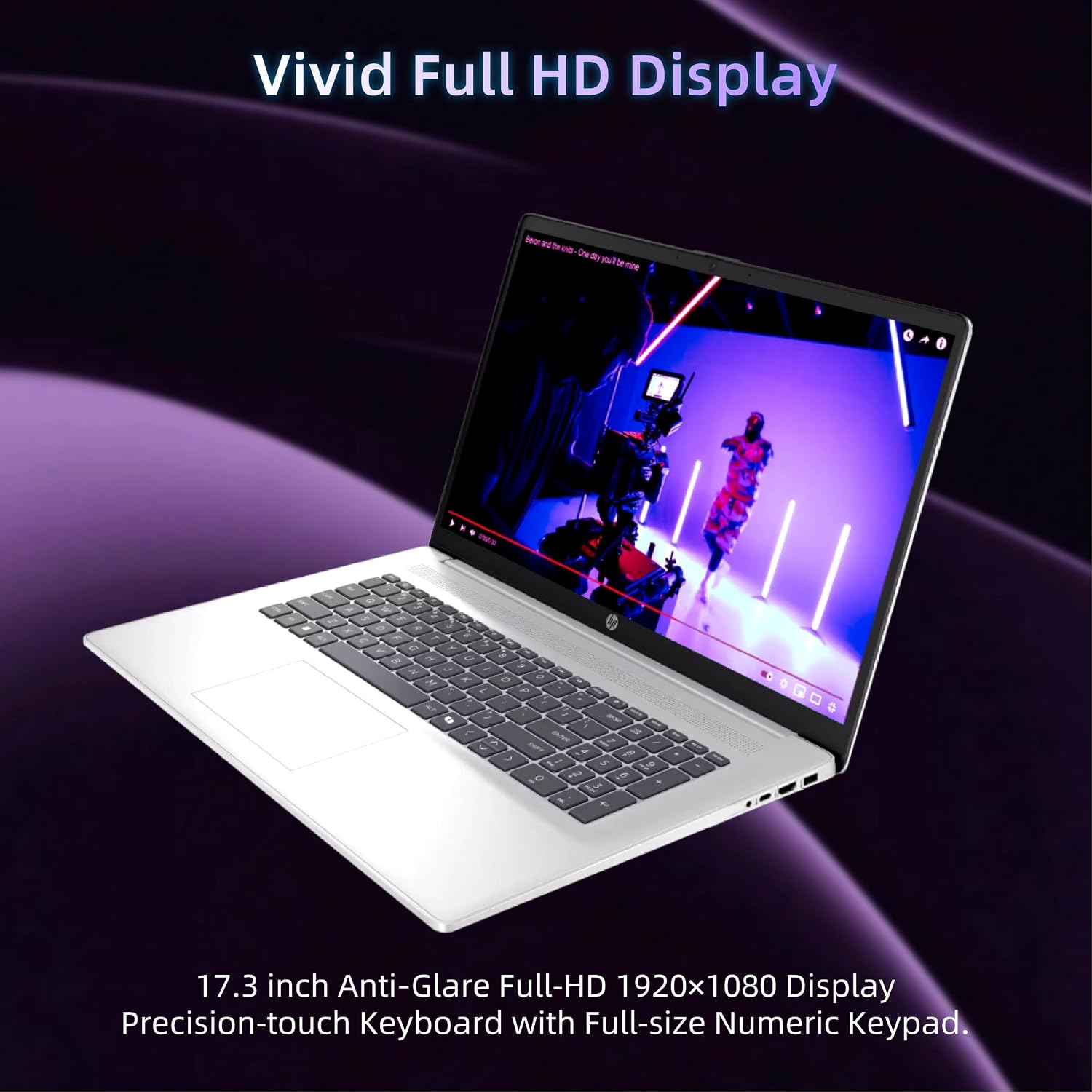 HP Flagship 17 Business Laptop Computer - Windows 11 Pro, 17.3' Full HD Anti-Glare IPS Display, AMD Ryzen 5 7430U, 16GB RAM + 512GB SSD, Webcam, Wi-Fi 6, USB A/C, HDMI, with Redragon Accessories