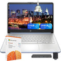 HP Flagship 14' HD Student&Business Laptop, Intel N150 CPU(Beats i3-1115G4), 32GB RAM, 288GB Storage (128GB UFS + 160GB Docking Set), W/1 Year Office 365&AI-Copilot, Webcam, Bluetooth, Win 11s, Blue