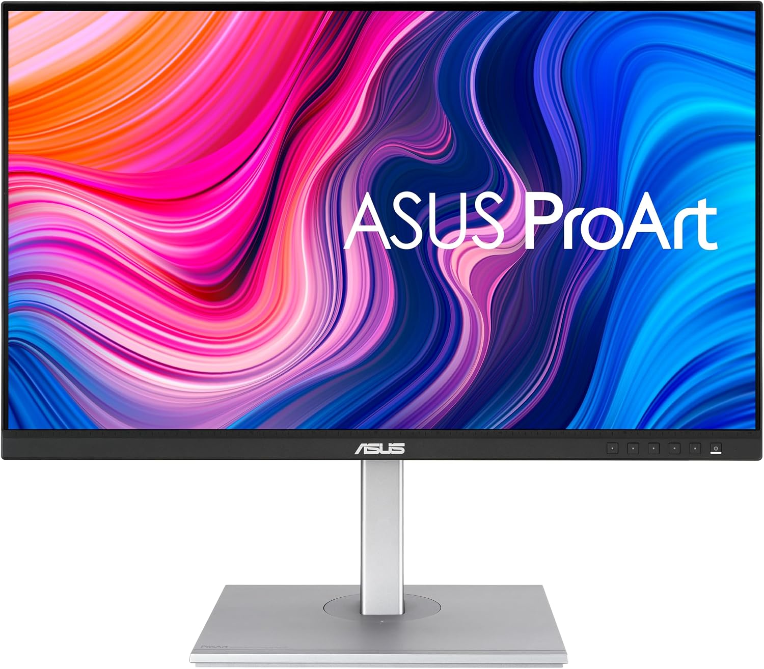 ASUS ProArt Display PA279CV 27' 4K HDR UHD (3840 x 2160) Monitor, IPS, 100% sRGB/Rec. 709, ΔE < 2, USB-C DisplayPort HDMI USB hub, Calman Verified, Compatible with Laptop & Mac Monitor