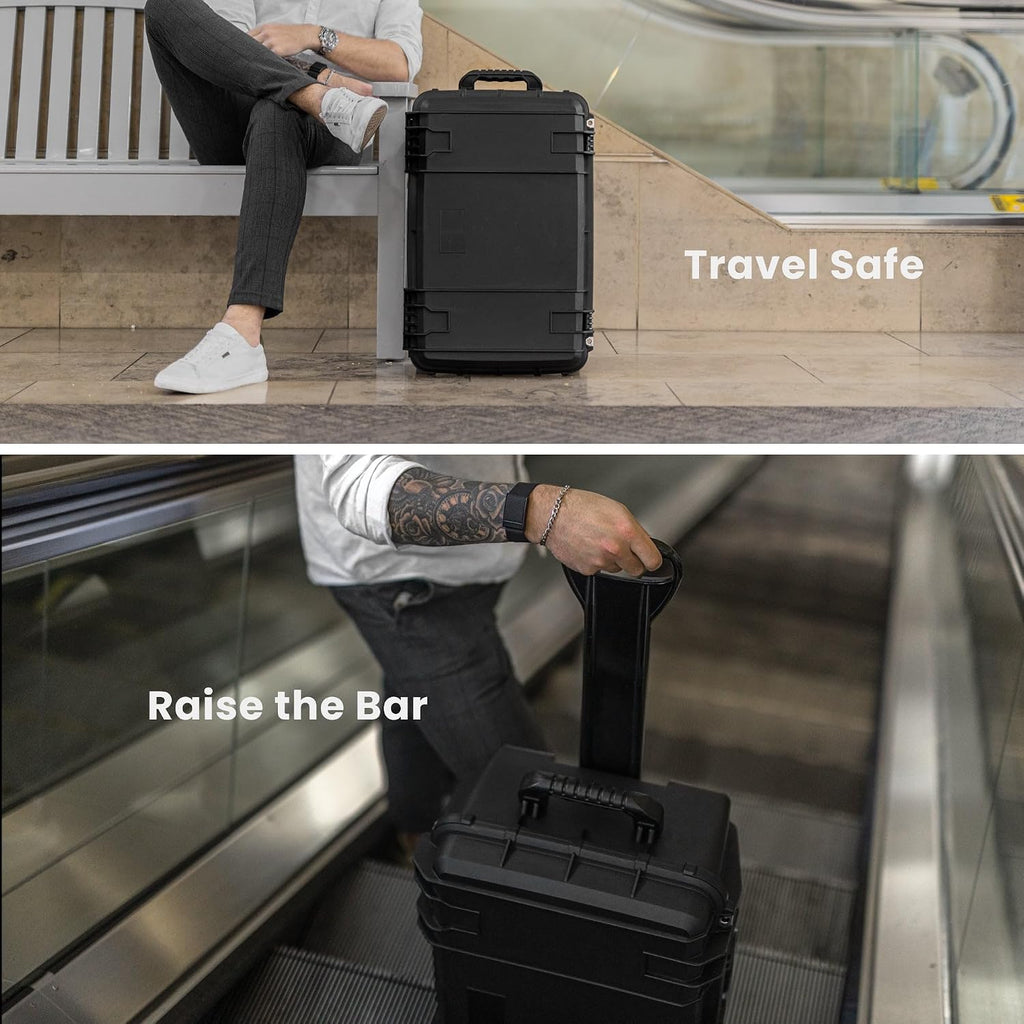 Seahorse 920 Professional Camera Case with Padded Dividers, TSA Approved, MIL‑Spec, IP67 Waterproof, USA Made for Photographers and Travel Enthusiasts