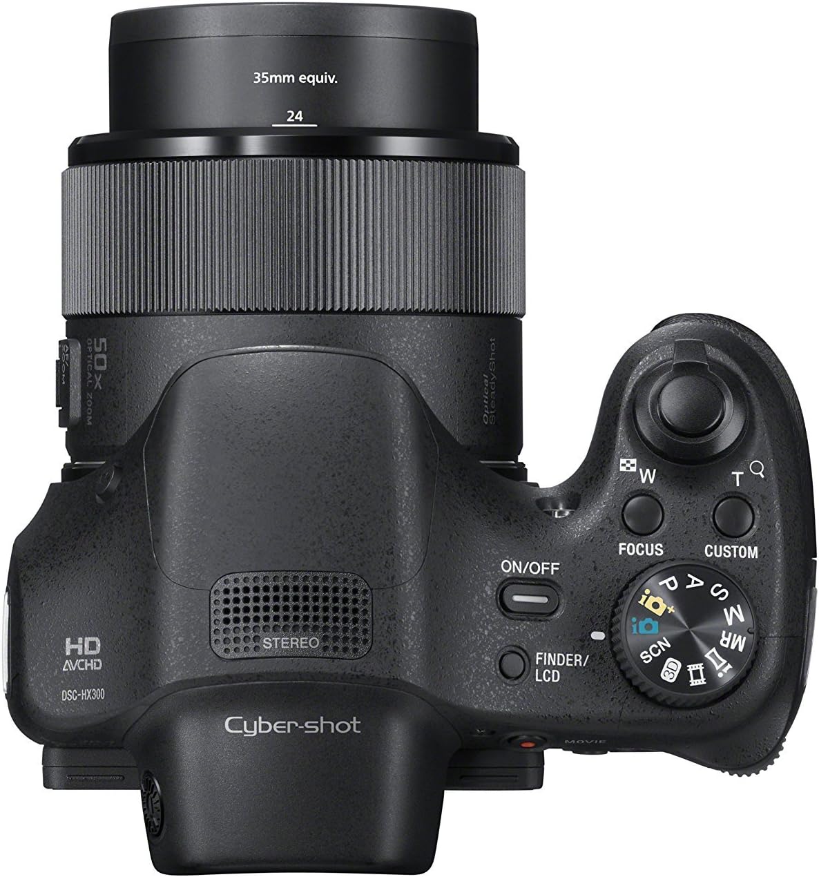 Sony Cyber-shot DSC-HX300/BC 20.4 MP Digital Camera with 50x Optical Zoom and 3-Inch Xtra Fine LCD (Black)