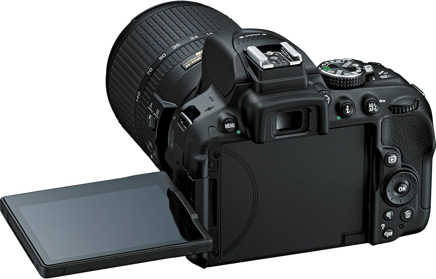 Nikon D5300 24.2 MP CMOS Digital SLR Camera with 18-140mm f/3.5-5.6G ED VR Auto Focus-S DX NIKKOR Zoom Lens (Black)