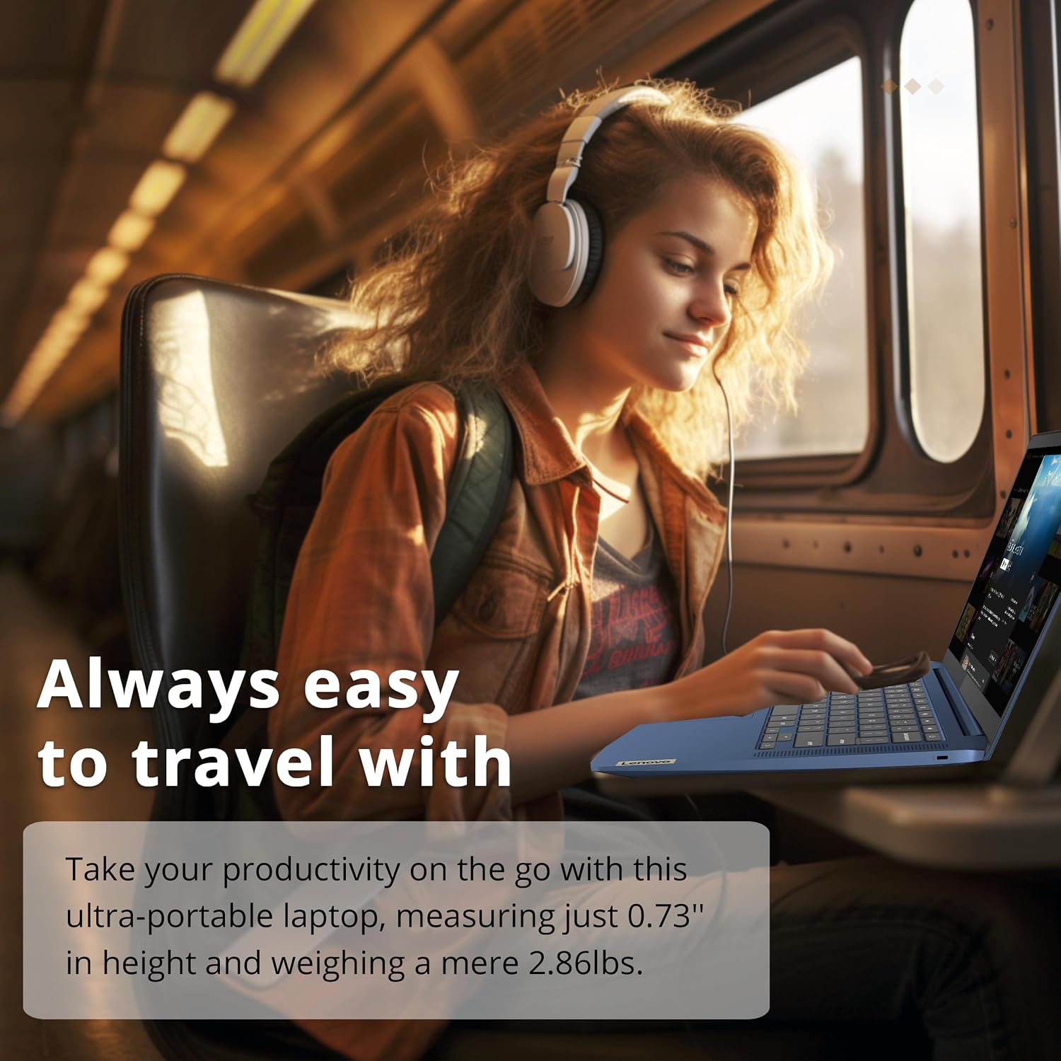 Lenovo IdeaPad Slim 3 Chromebook, 14″ FHD IPS Touchscreen Laptop, MediaTek Kompanio 520 Processor, 4GB RAM, 64GB eMMC, Webcam, Regular Keyboard, WiFi6, Chrome OS, Abyss Blue, 128GB Hotface USB Card