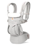 Ergobaby Omni Classic Baby Carrier for Newborn to Toddlers 0-48 Months (7-45 lbs) - 4-Position 100% Premium Cotton Baby Carrier with Ergonomic Support - Pearl Grey