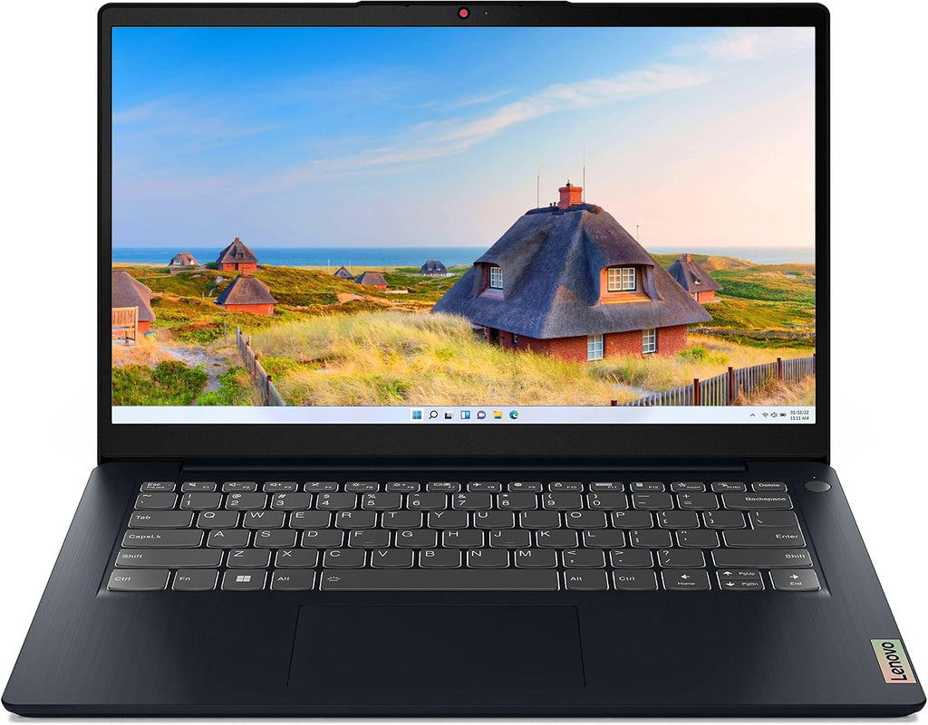 Lenovo 2023 IdeaPad 3i Laptop, 14.0 Inch FHD IPS Display, 12th Gen Intel Core i5-1235U, 16GB RAM, 512GB SSD, Intel Iris Xe Graphics, Fingerprint, Wi-Fi 6, Windows 11 Home, Bundle with JAWFOAL