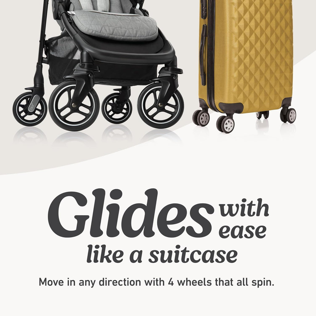 Graco® Premier Merge Travel System, 3-in-1 Car Seat Stroller Combo with EZ Spin Wheels for 360 Rotation,Includes SnugRide SnugFit 35 LX Infant Car Seat, Midtown