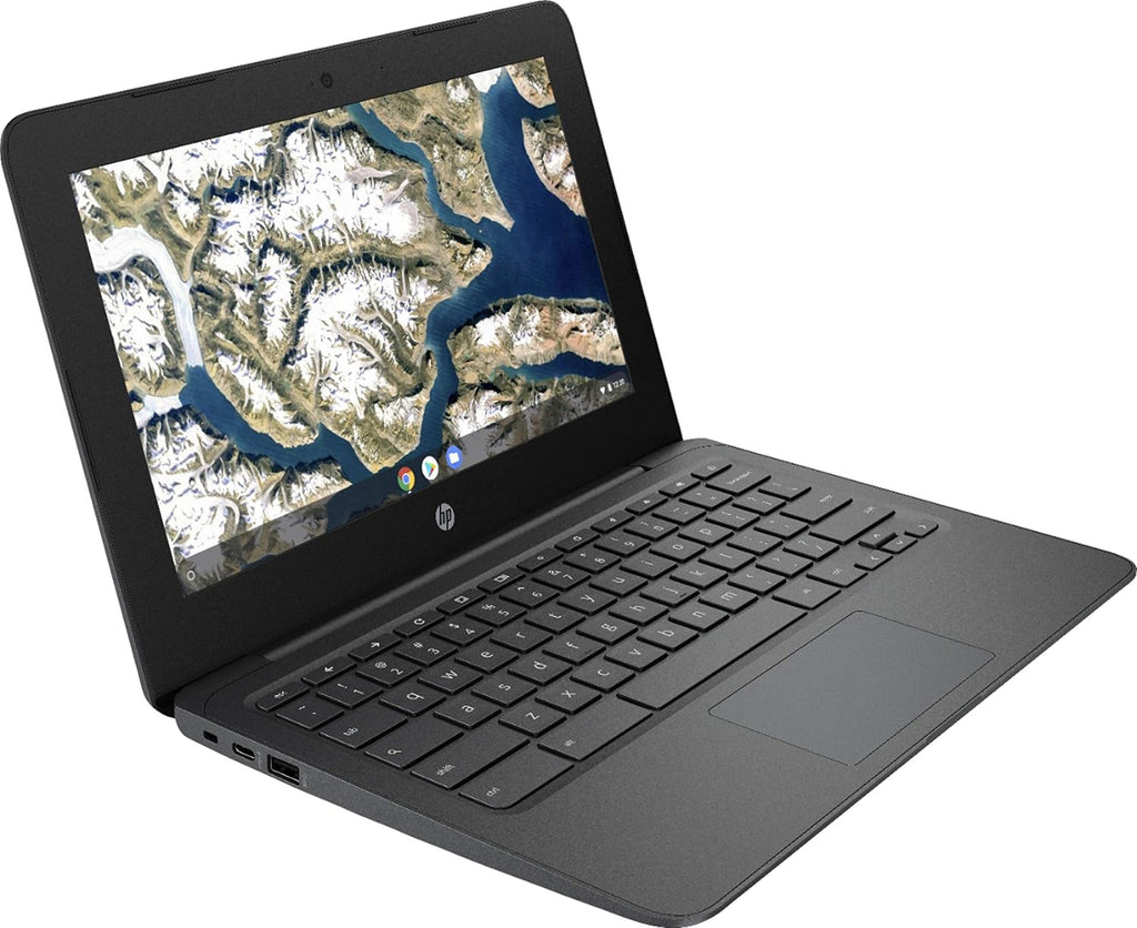 HP Flagship Chromebook, 11.6' HD (1366 x 768) Display, Intel Celeron Processor N3350, 4GB LPDDR2, 32GB eMMC, Chrome OS, HD Graphics 500, 11A-NB0013DX, Ash Gray