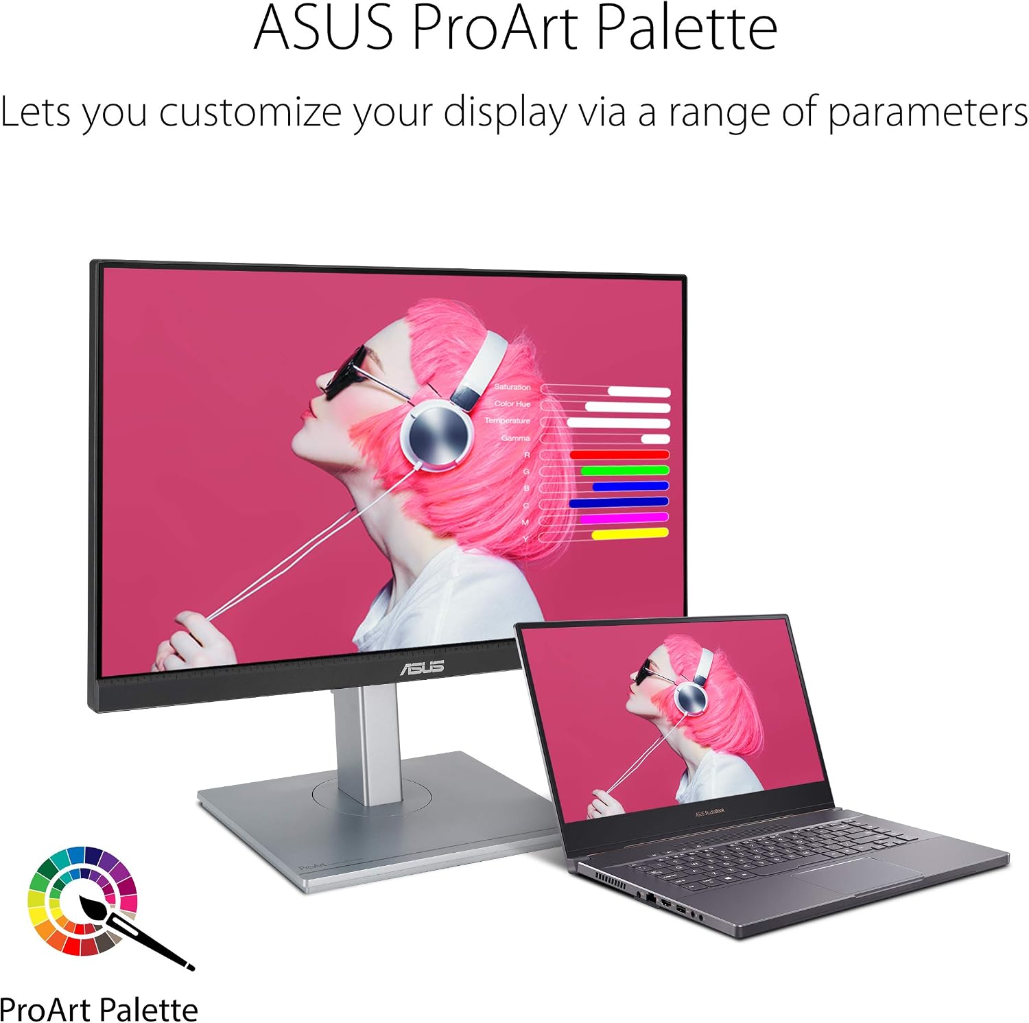 ASUS ProArt Display PA247CV 24-inch Monitor – IPS, Full HD (1920 x 1080), 100% sRGB, 100% Rec. 709, Color Accuracy ΔE < 2, Calman Verified, USB-C, Compatible with Laptop & Mac Monitor