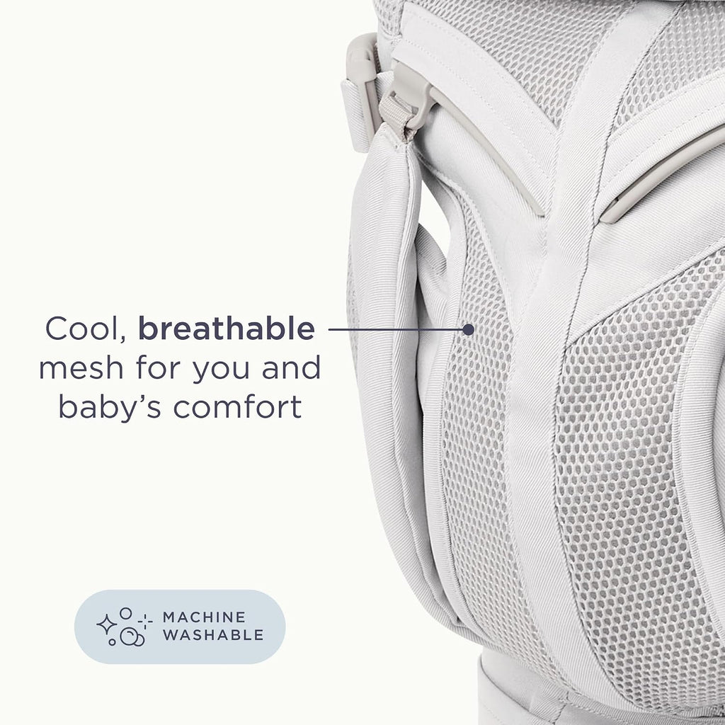 Ergobaby Omni Classic Baby Carrier for Newborn to Toddlers 0-48 Months (7-45 lbs) - 4-Position Breathable Mesh Baby Carrier with Ergonomic Support - One Size