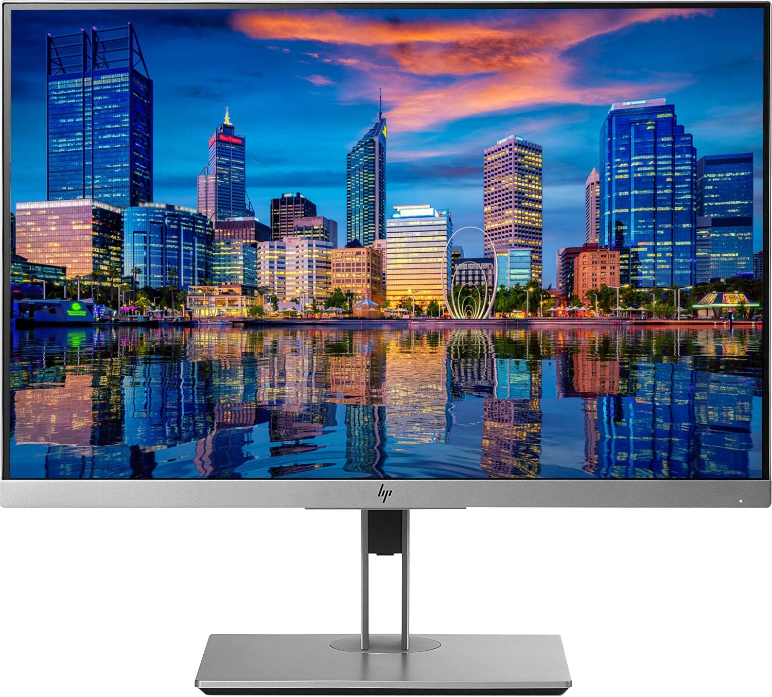 HP EliteDisplay E243i 24 Inch Screen LED Backlit 2-Pack Monitor (1FH47A8#ABA) Black and Silver