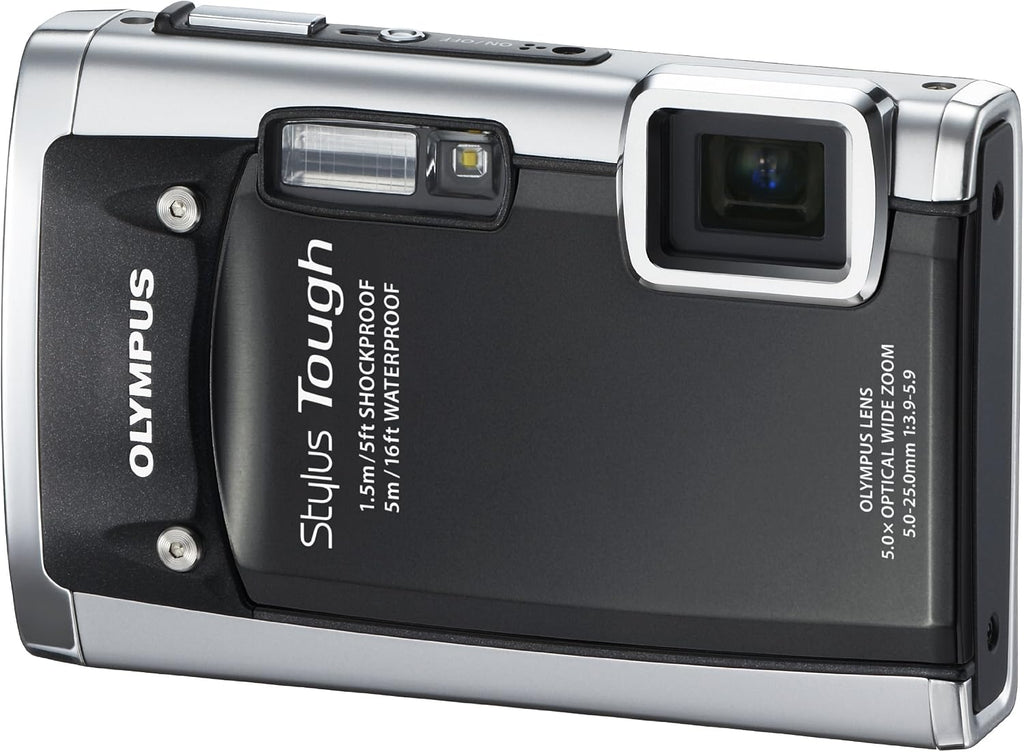 Olympus Stylus Tough 6020 14 MP Digital Camera with 5x Wide-Angle Zoom and 2.7-Inch LCD (Black)