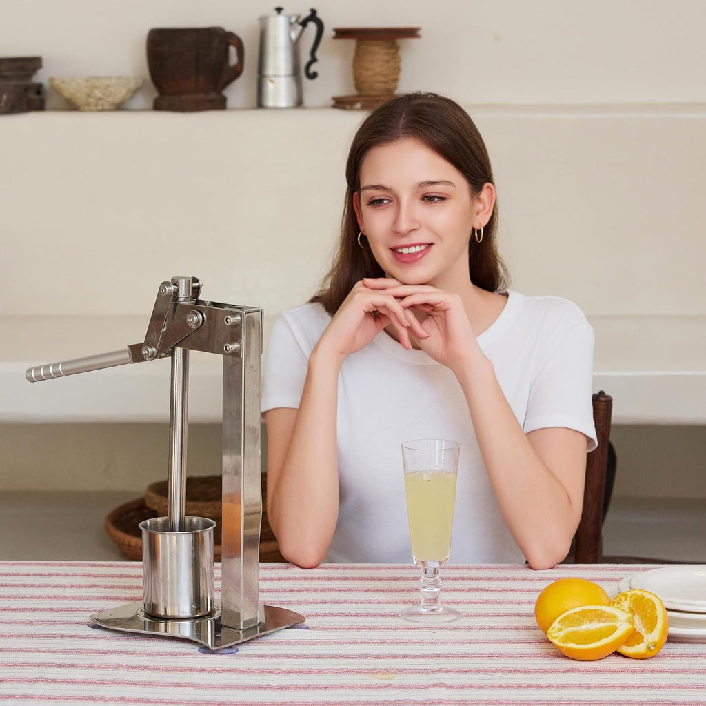 Manual desktop heavy duty lemon smasher orange juicer lemon squeezer citrus juicer fruit crusher lime extractor nut grinder for fruit and nuts（WN014)