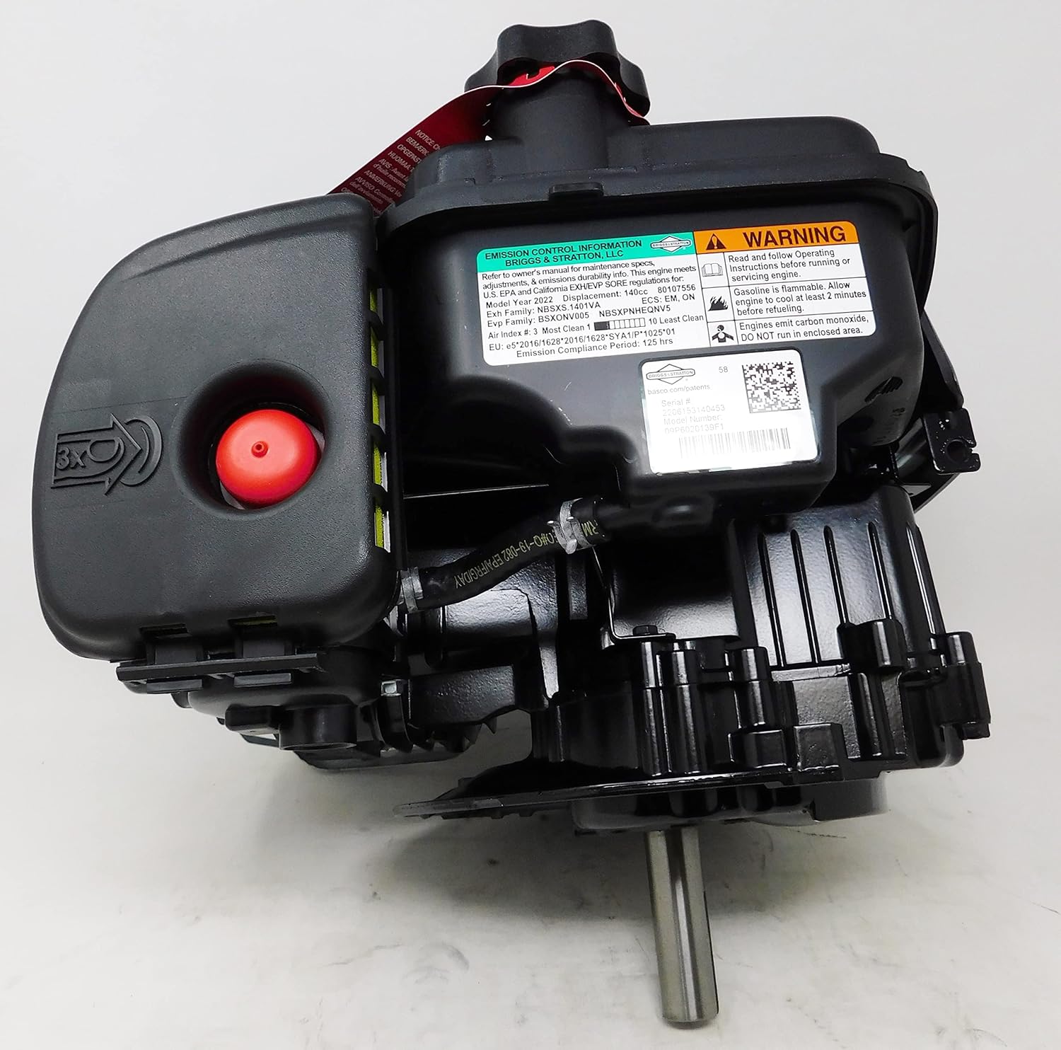 Briggs & Stratton 9P602-0139 5tp 140cc Vertical Shaft 7/8' x 3-5/32' for mowers