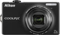 Nikon Coolpix S6000 14 MP Digital Camera with 7x Optical Vibration Reduction (VR) Zoom and 2.7-Inch LCD (Black)