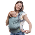 Boba X Baby Carrier - Newborn to Toddler Adjustable, 2-in-1 Convertible Front and Backpack Carrier 7 to 45 lbs, Ergonomic Baby Carrier with Crossable Straps (Seafoam)