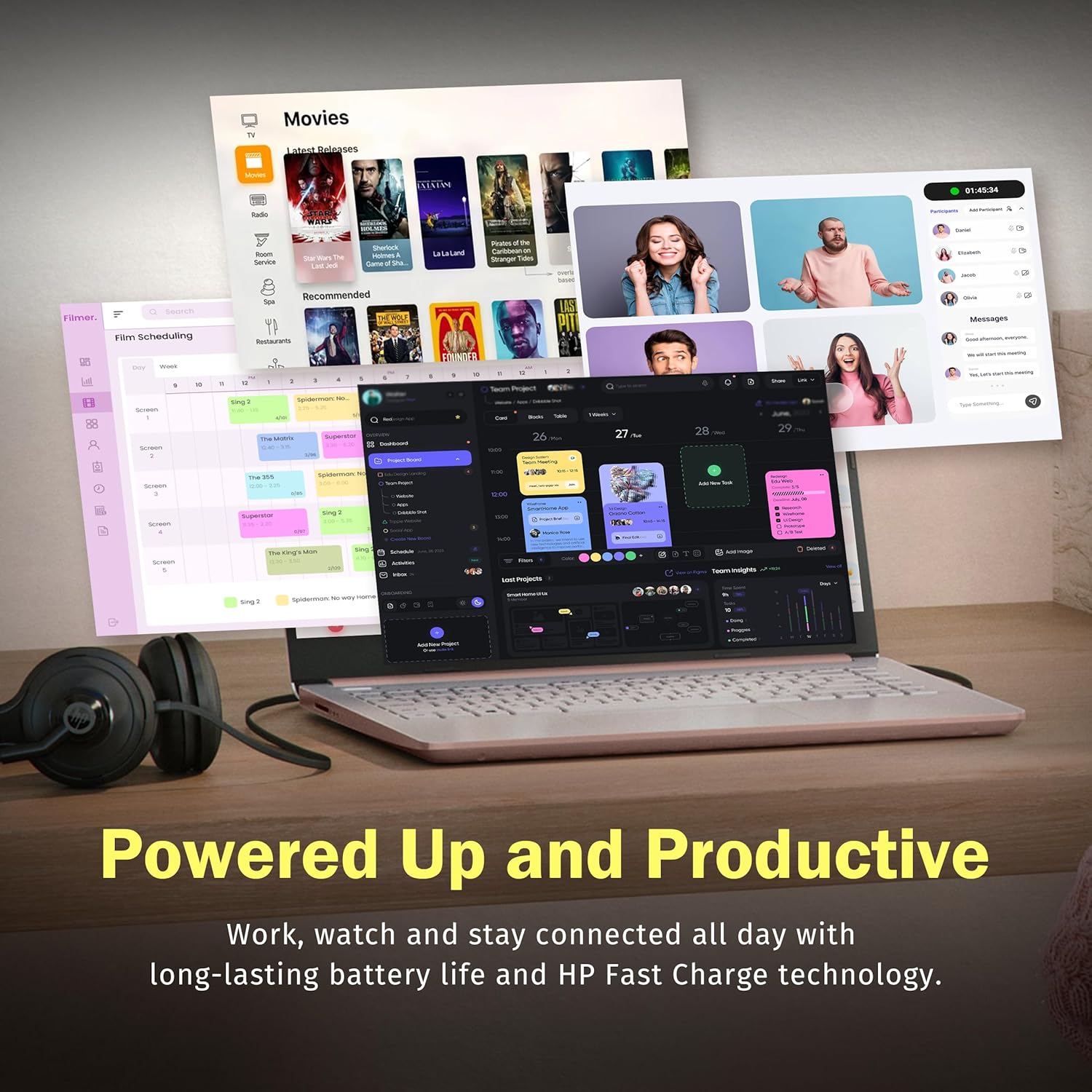 HP Stream 14' HD Anti-Glare Laptop, Intel Processor N150, 16GB RAM, 128GB UFS, Webcam, Wi-Fi 6, Long Battery Life, Copilot, Win 11 S, Gold (Renewed)
