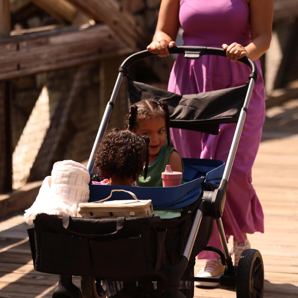 Safety 1st Summit Wagon Stroller for 2 Kids with Removable Tray in High Street