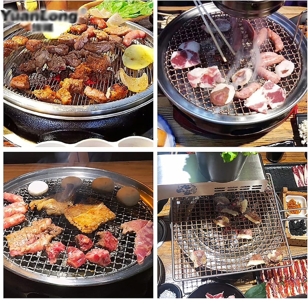 BBQ Barbeque Barbecue Grill, BBQ, Multifunctional Smokeless Charcoal Grill, Household Korean BBQ Grill, Split Design, Outdoor/Indoor (Color : G)