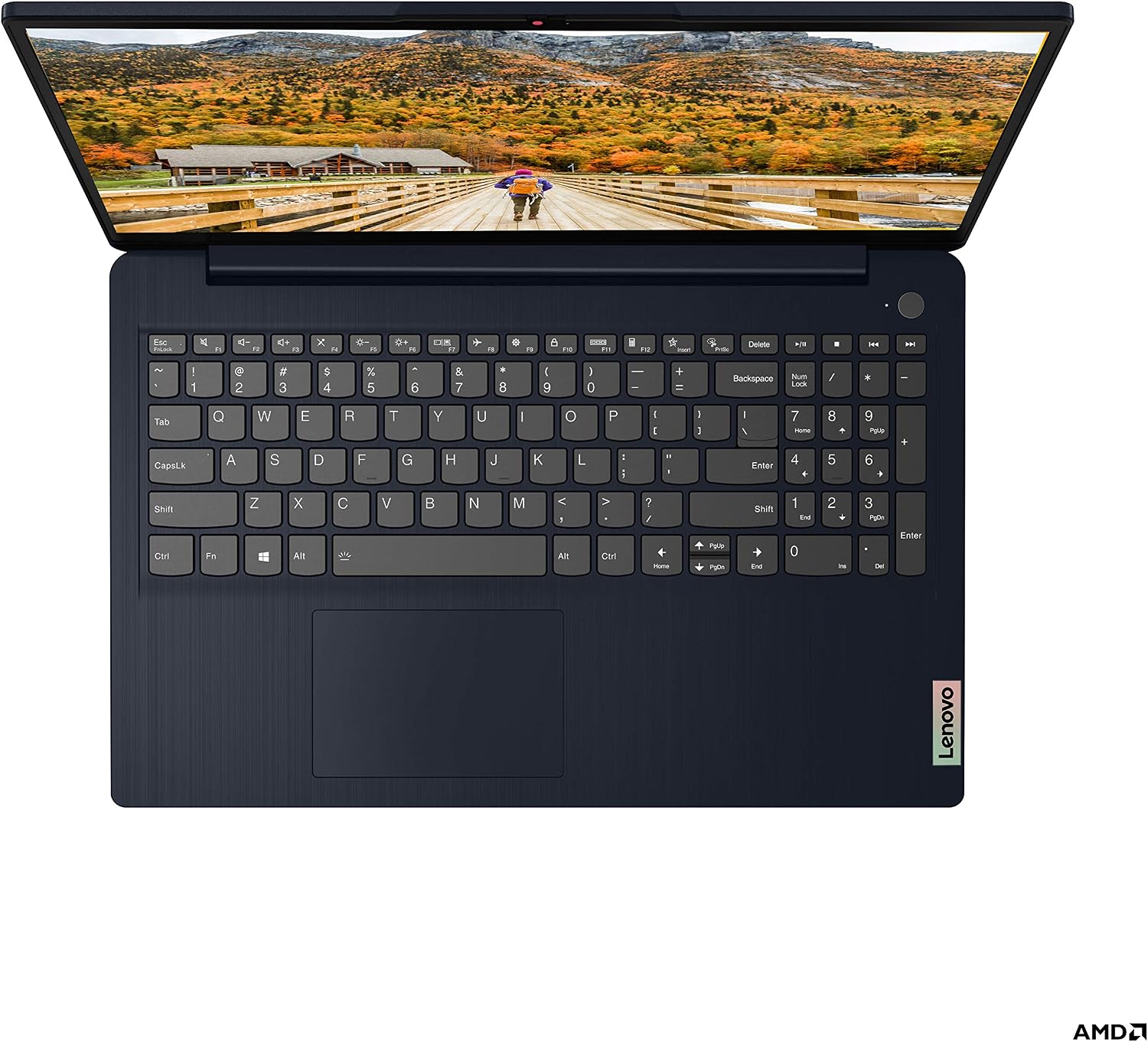 Lenovo IdeaPad 3 Laptop, 15.6' FHD Display, AMD Ryzen 5 5500U, 8GB RAM, 512GB Storage, AMD Radeon 7 Graphics, Windows 11 Home, Abyss Blue
