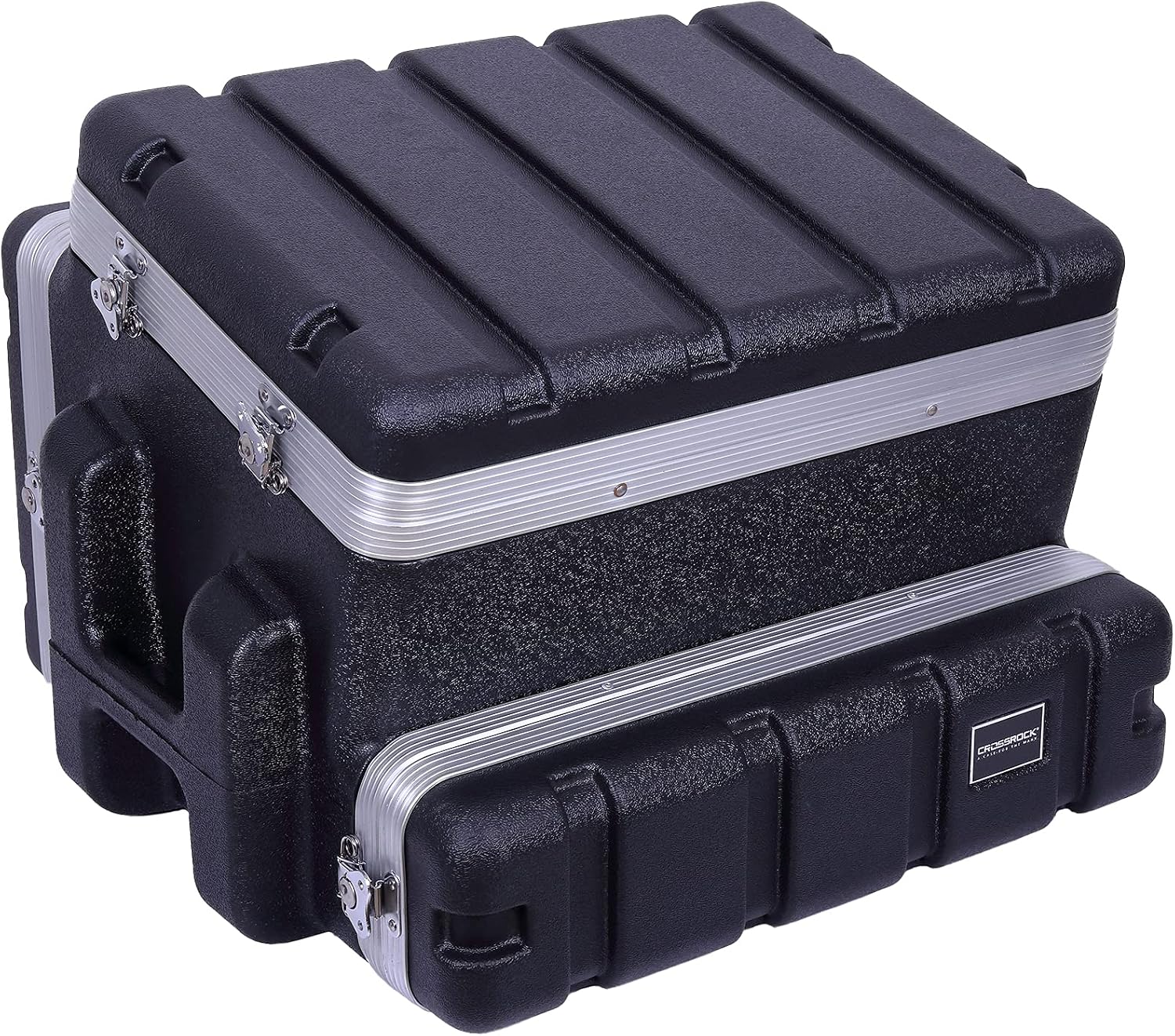 Crossrock Console rack case slant top 4U front and 6U rear(CRC6U4U6U), Console-6U/4U