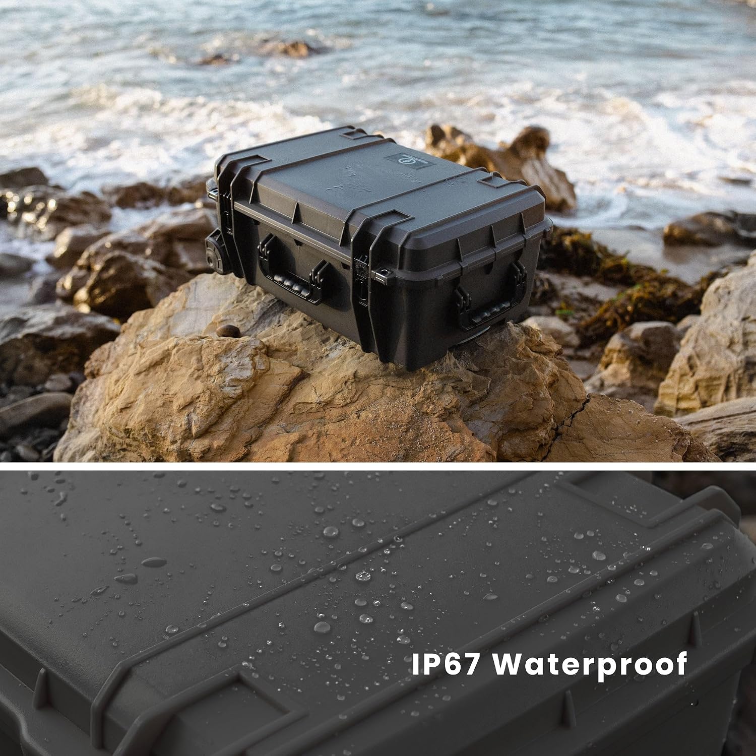Seahorse 920 Professional Camera Case with Padded Dividers, TSA Approved, MIL‑Spec, IP67 Waterproof, USA Made for Photographers and Travel Enthusiasts