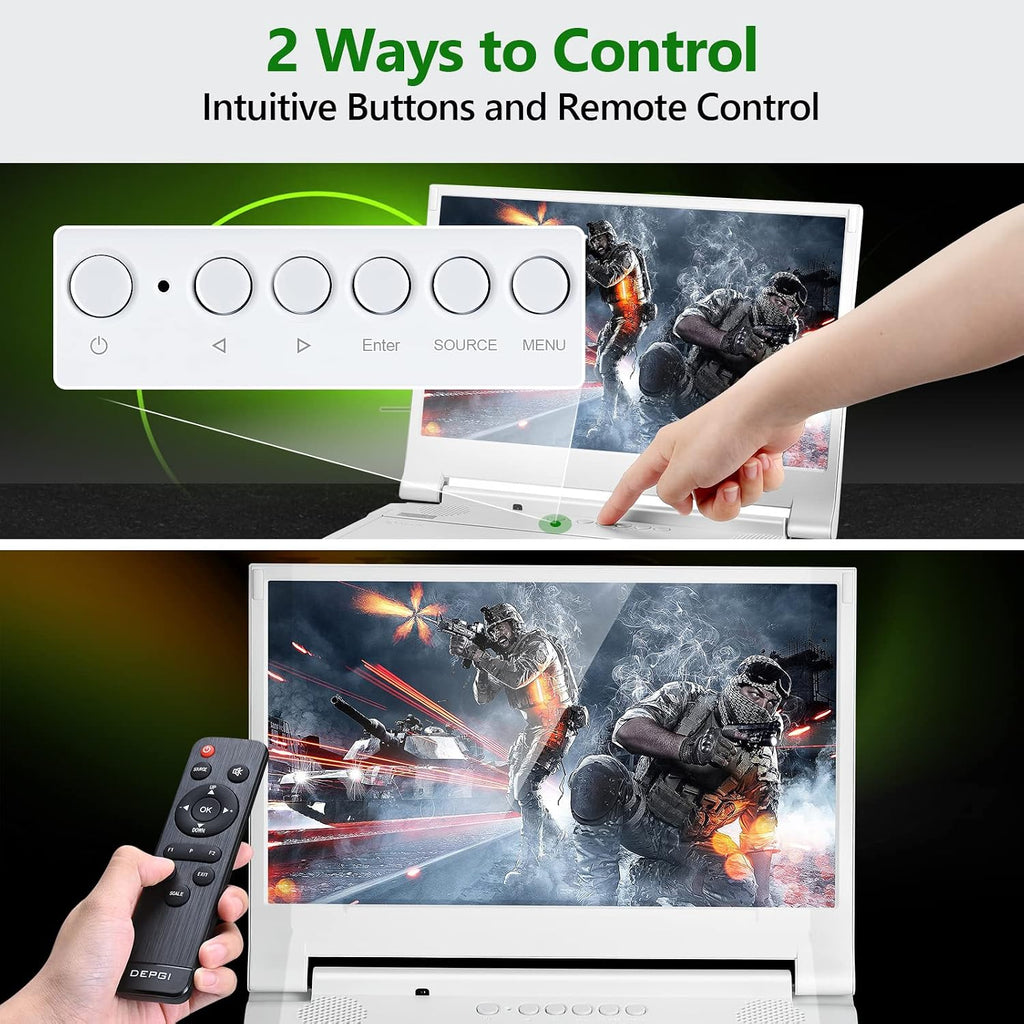 DEPGI 12.5' Portable Gaming Monitor for Xbox Series S (not Included), 1080P Full HD Display with IPS Screen Dual HDMI 2, Support HDR Freesync 3 Game Modes, for Travel Outdoor Indoor Use