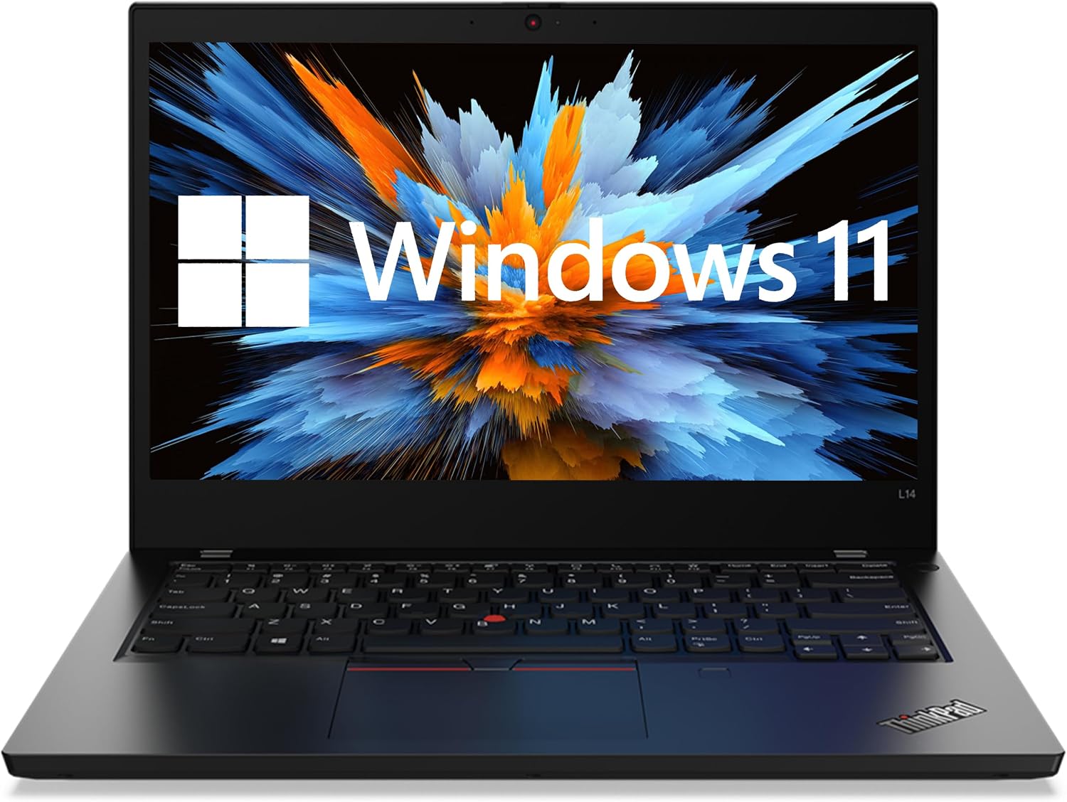 Lenovo ThinkPad L14 Laptop Computer Win11 Pro, 14in FHD(1920x1080) Laptop L14, Intel Quad Core i5-10210, 512GB SSD, 16GB RAM, HDMI (Renewed)