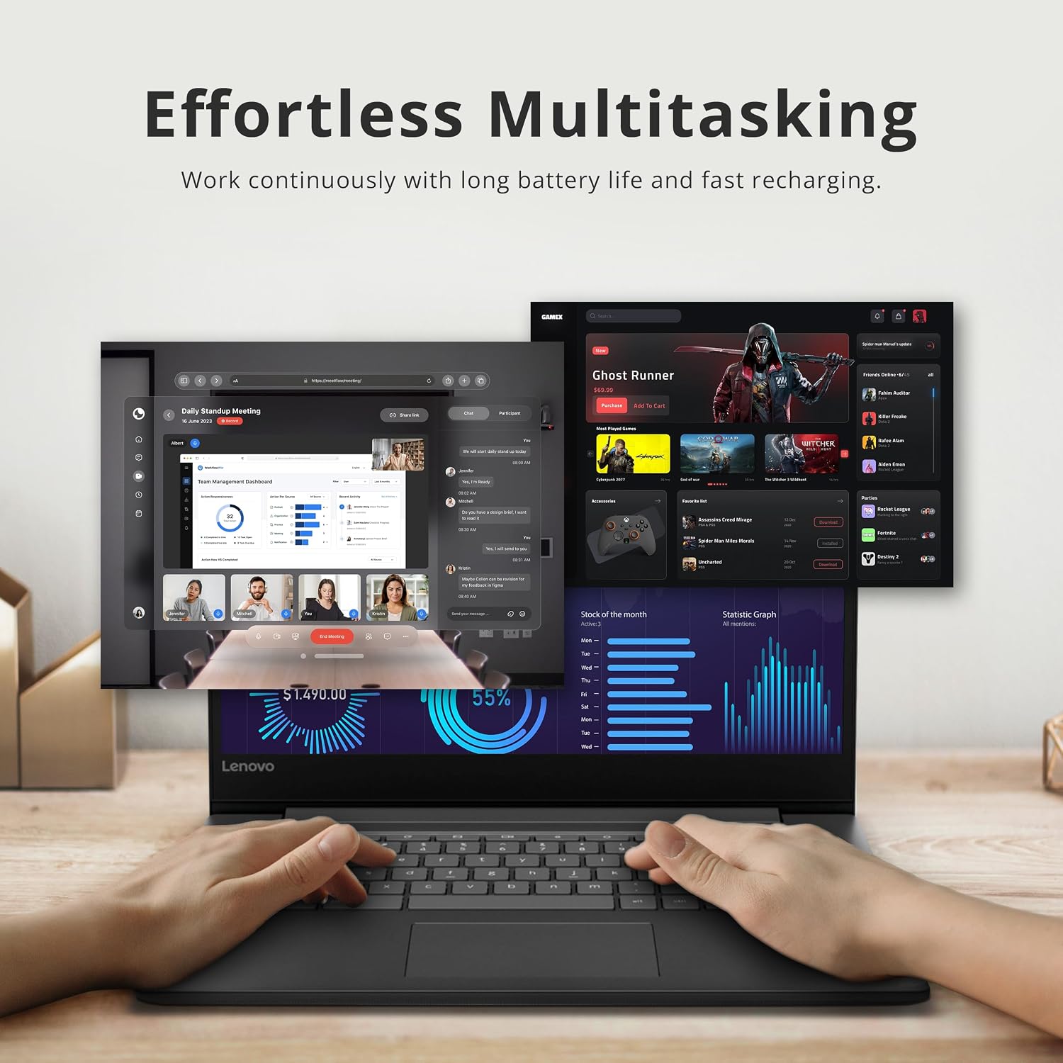 Lenovo Chromebook S330 14' HD Business Laptop, MediaTek MT8173C Processor, MediaTek Integrated Graphics, 4GB LPDDR3 RAM, 32GB eMMC, Wi-Fi 5, HD Webcam, Chrome OS, Black, 128GB Hotface USB Card