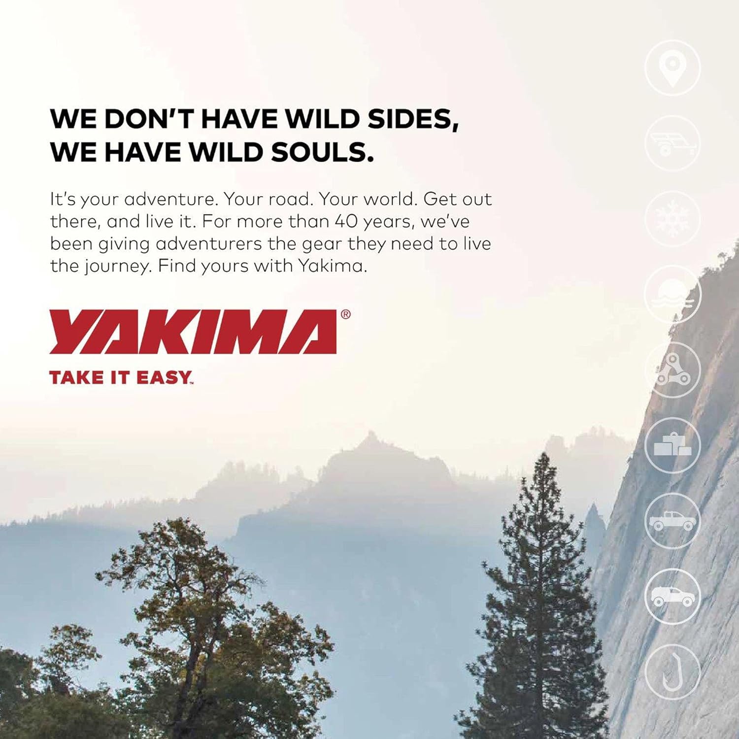 Yakima Rooftop Bike Rack Mount, Heavy-Duty Car & SUV Roof Carrier, FrontLoader, Black - Bicycle Storage Equipment and Accessories for Vehicles