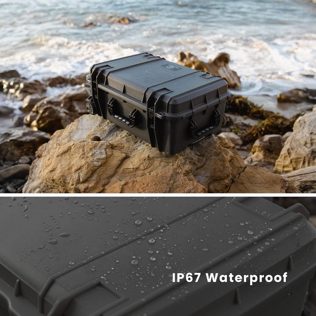 Seahorse 920 Professional Camera Case with Padded Dividers, TSA Approved, MIL‑Spec, IP67 Waterproof, USA Made for Photographers and Travel Enthusiasts