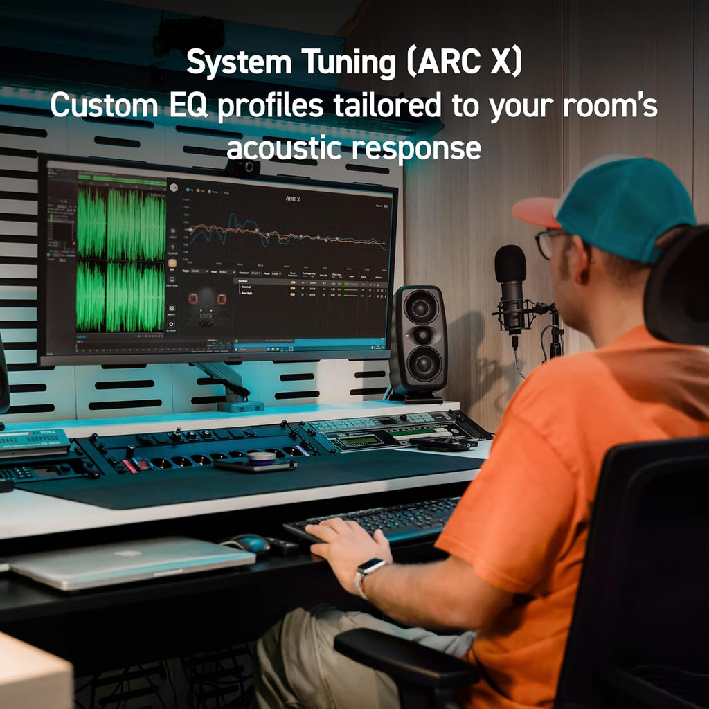 IK Multimedia ARC Studio Room Correction System with High-Precision Analysis Microphone, Advanced Room Correction Software, and Stand-Alone Correction Processor for Pro Audio