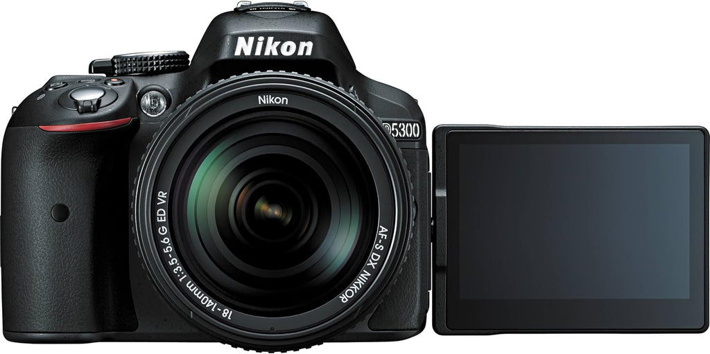 Nikon D5300 24.2 MP CMOS Digital SLR Camera with 18-140mm f/3.5-5.6G ED VR Auto Focus-S DX NIKKOR Zoom Lens (Black)
