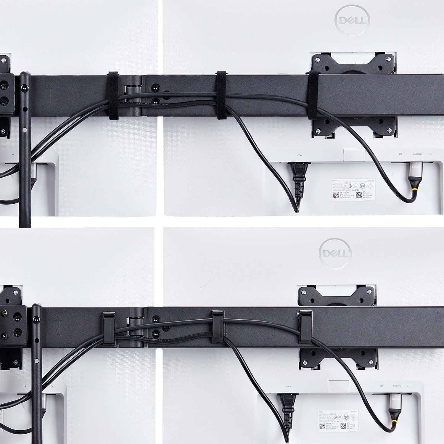 StarTech.com Desk Mount Triple Monitor Arm w/Crossbar for Up to Three 27in Screens, VESA 75x75/100x100, Tool-Less Arm Adjustments