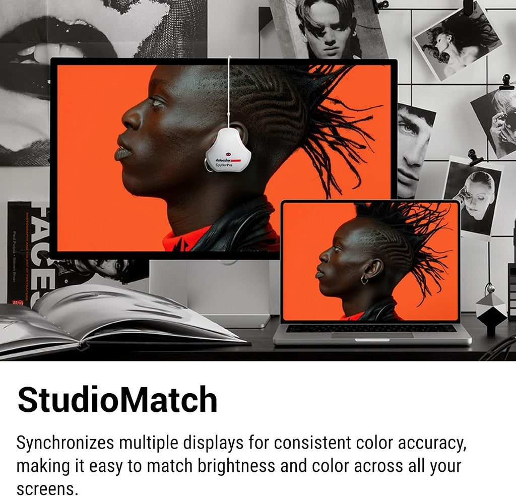 SpyderPro Monitor Calibration Tool: Ensures Accurate Color When Viewing and Editing Photos & Videos