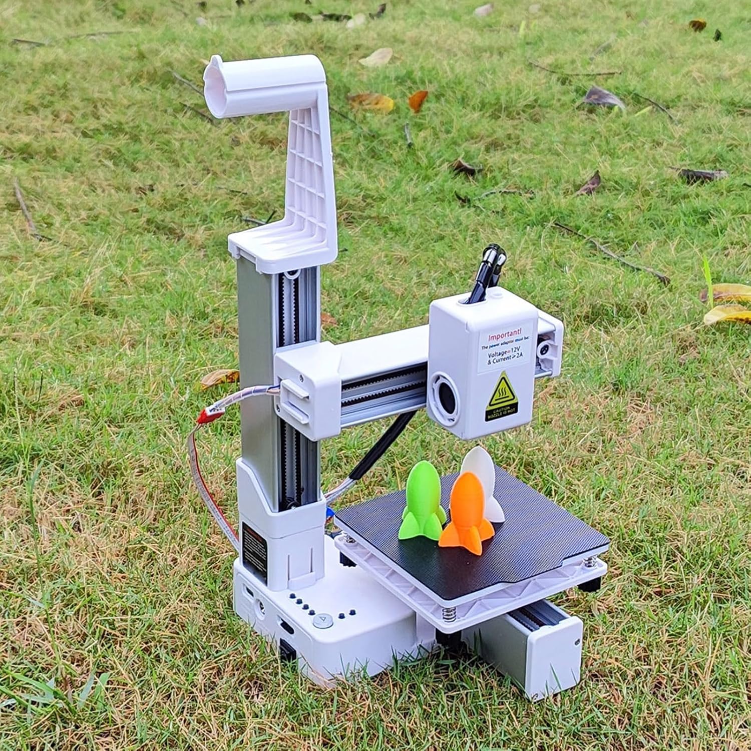 Mini 3D Printer, Fast Heating and Multiplexing by Printing Frequency Division 3D Printer Support 1.75mm PLA and TPU Filament 3D Printing Machine