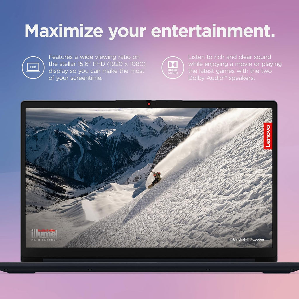 Lenovo IdeaPad Laptop Computer 2025, 15.6' FHD Touchscreen, 10-Core Intel i5, Intel Iris Xe Graphics, 40GB RAM, 1.5TB Storage (1TB SSD + 500GB Ext), MarxsolAccessory, Win 11 Pro, Lifetime Office 2024