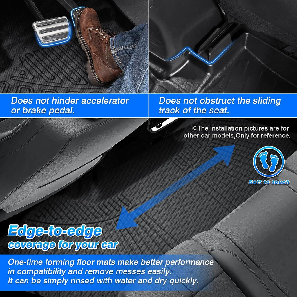 Cartist Floor Mats for 2025 2026 BMW X3 M50/30 xDrive, All Weather Cargo Liner for BMW X3 Accessories, Heavy Duty Car Mats, Car Accessories