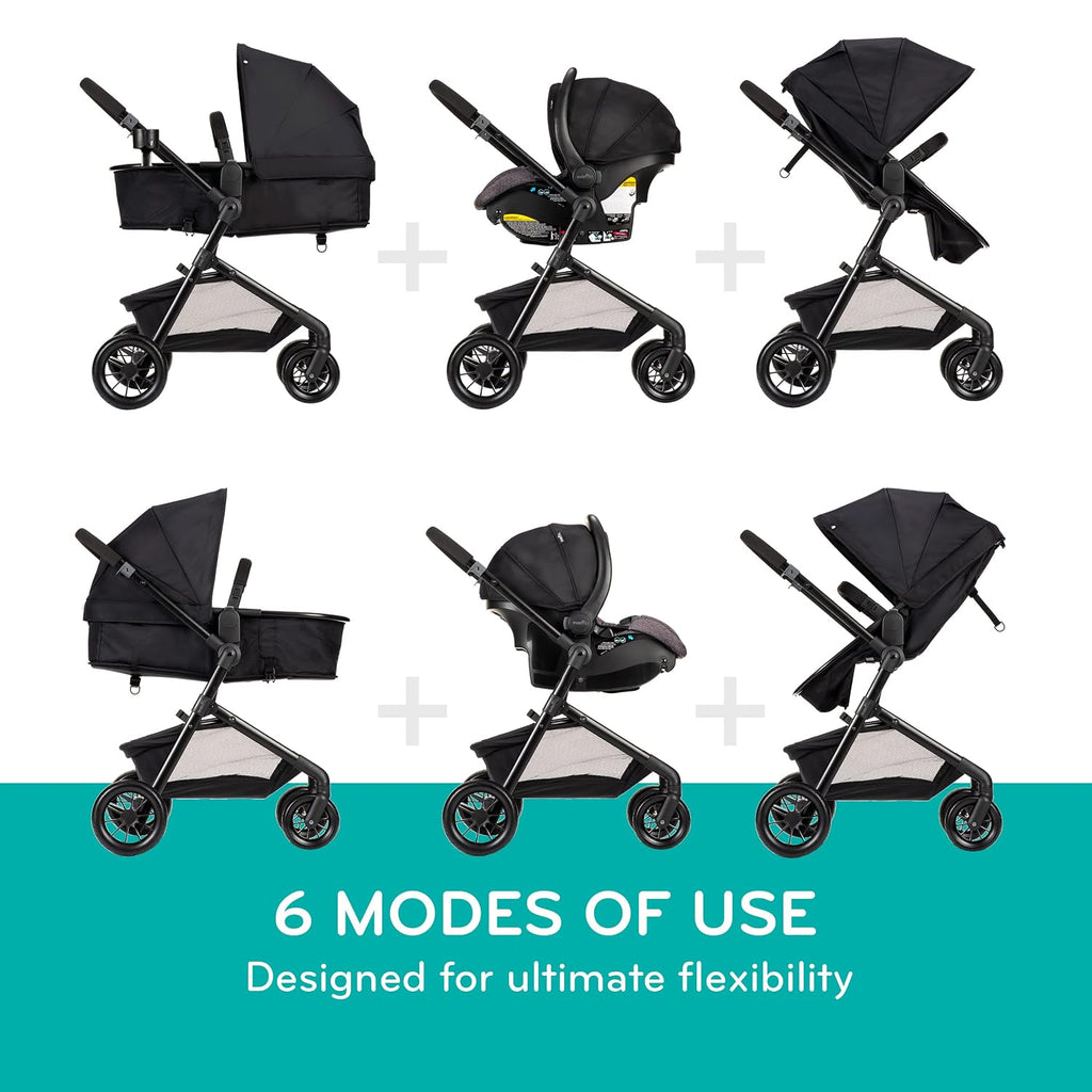 Evenflo Pivot Modular Travel System with SafeMax Car Seat