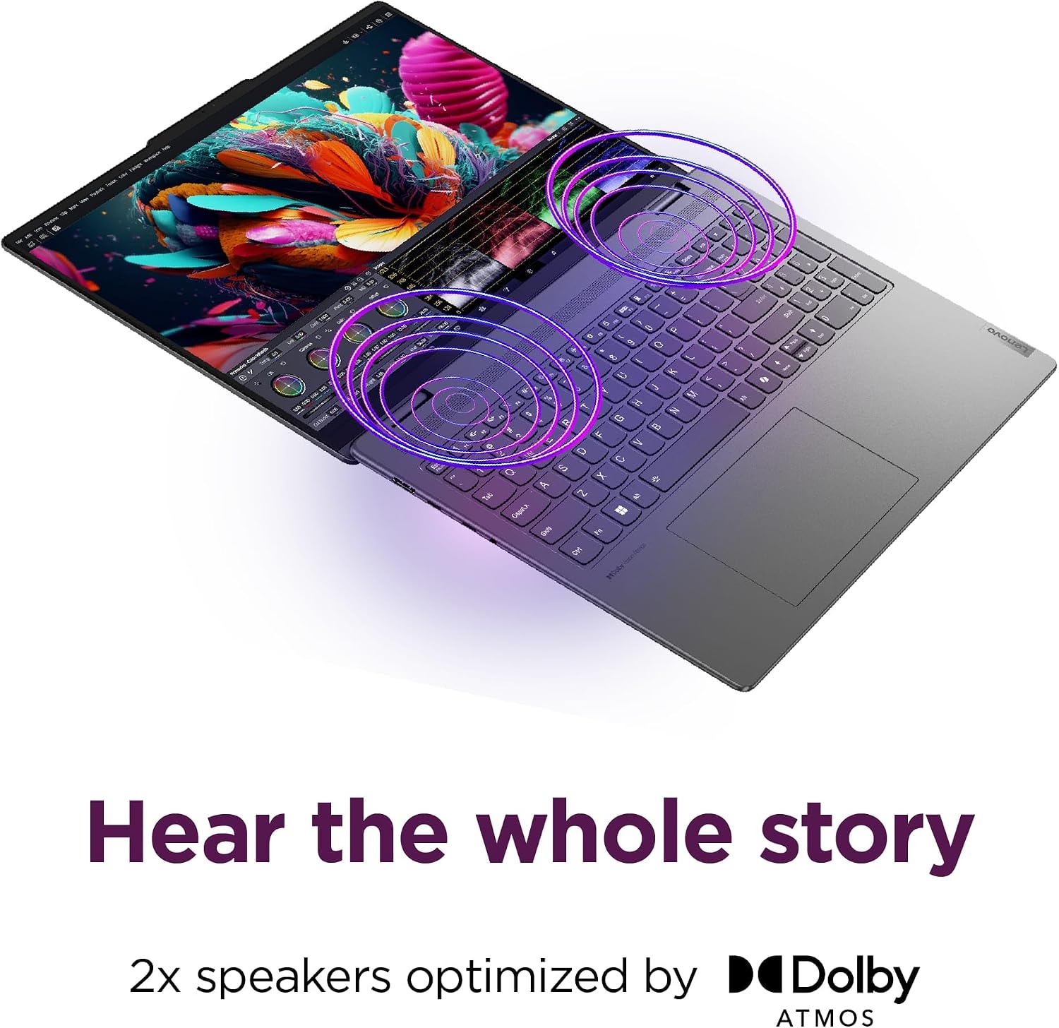 Lenovo Yoga 7i 2-in-1 Laptop, 16' 2K Touchscreen Display, Core Ultra 7 155U (Up to 4.80 GHz), 16GB DDR5, 2TB PCIe 4.0 SSD, Wi-Fi 6E, Backlit KB, FP Reader, TB 4, Webcam, Keypad, PDG HDMI, Win 11 Pro
