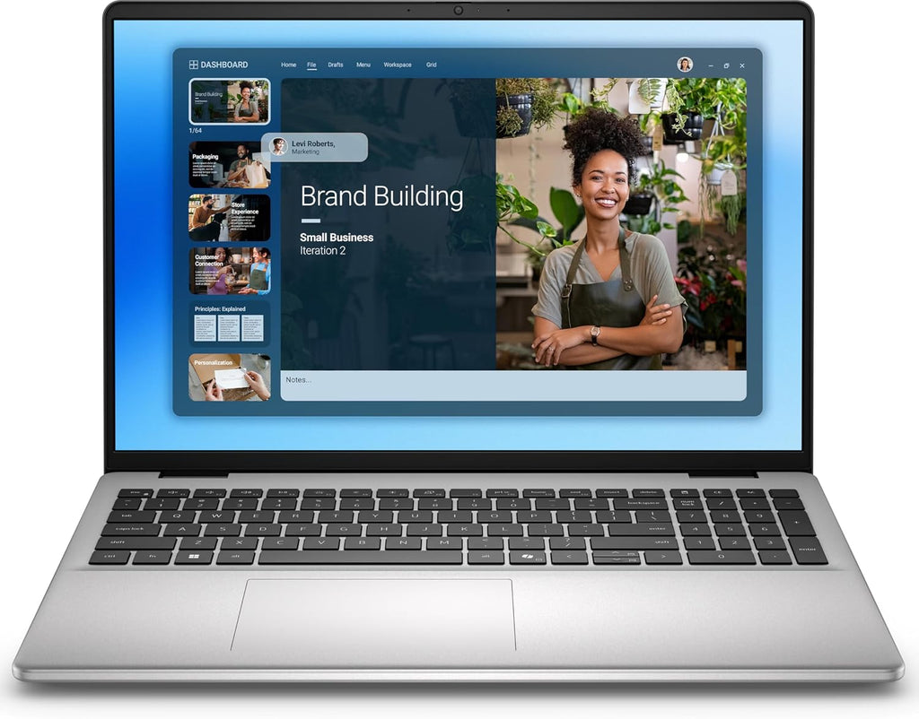 Dell 16 DC Personal Laptop, 2025, 16' 1920x1200 Touch IPS, Intel Core 5 120U 10-Core, 16GB DDR5, 512GB SSD, Win11 Home, Backlit Keyboard, Wi-Fi 6E, BT 5.2, HD Audio, 1080p FHD Camera, Platinum Silver