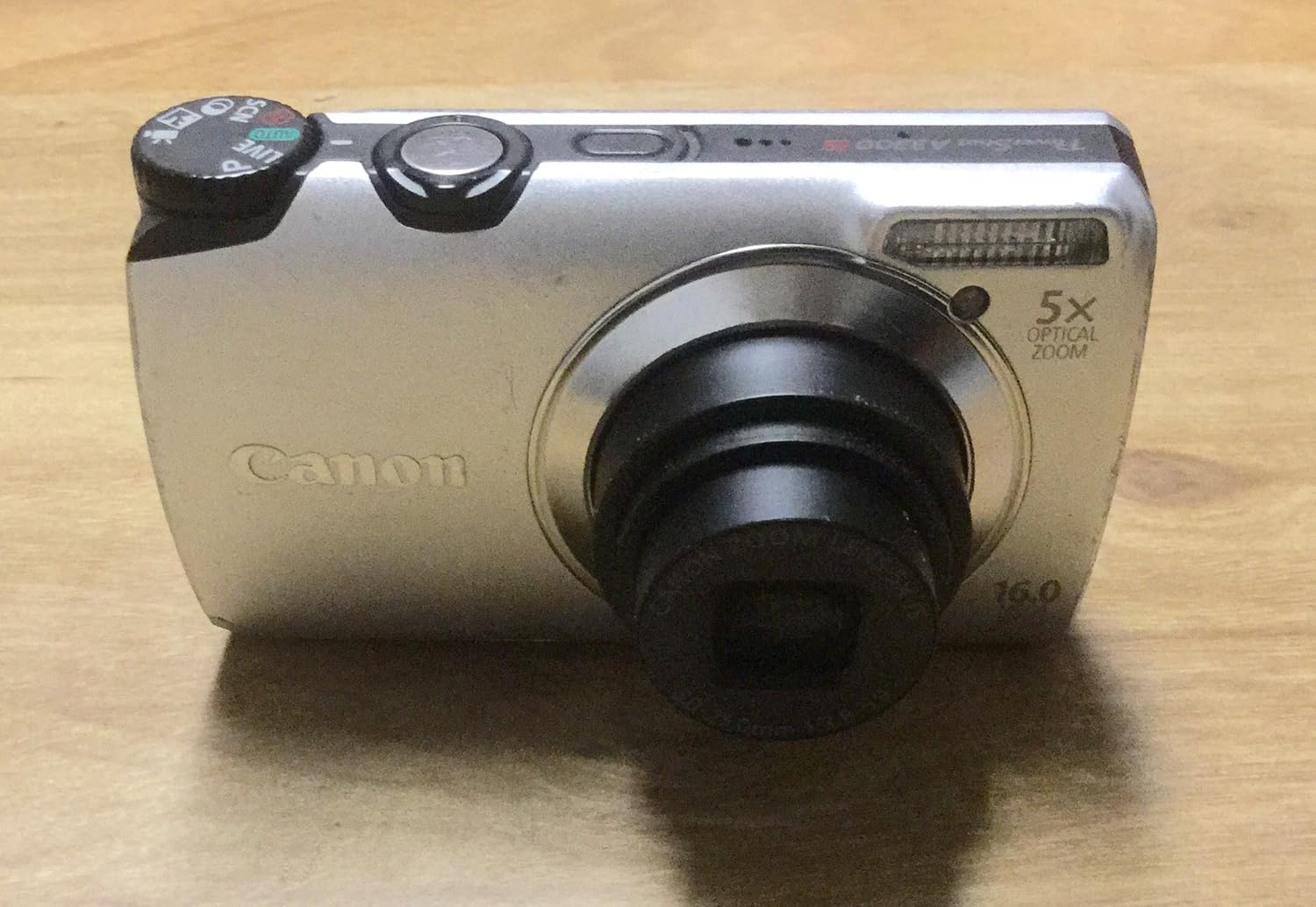 Canon Powershot A3300 IS 16 MP Digital Camera with 5x Optical Zoom (Silver)