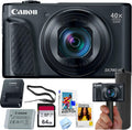 Canon Powershot SX740 HS Digital Camera (Black) + 64GB Memory + Stabilizing Grip + Software Pack +More (Value Bundle) (Renewed)