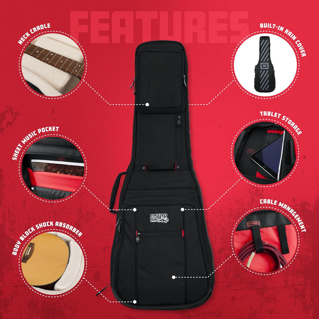 Gator Cases Pro-Go Series Ultimate Guitar Gig Bag, Fits Classical Guitars (G-PG CLASSIC)