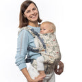 Boba X Baby Carrier - Newborn to Toddler Adjustable, 2-in-1 Convertible Front and Backpack Carrier 7 to 45 lbs, Ergonomic Baby Carrier with Crossable Straps (Winter Garden)