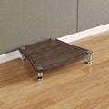 Stereo Racks and Stands AV Media Stand Audio Shelf, CD Rack Entertainment Stereo Component Organizer, for Home/Office/Theater Corner Entertainment Center(Brown,10.5cm/4.1in)