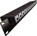 19' Rack Mount (16 Port) Ethernet Surge Protector PoE+ Gigabit (Server Rackmount 1U)