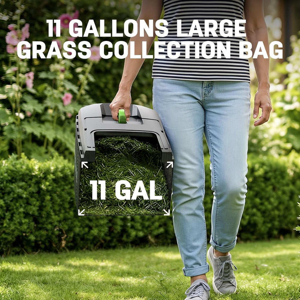 STEELITE 40V 17 Inch Cordless Lawn Mower, Brushless Motor, 6-Level Height Adjustment, 2-in-1 Bagging & Mulching, Comes with 2×4.0Ah Batteries and Charger