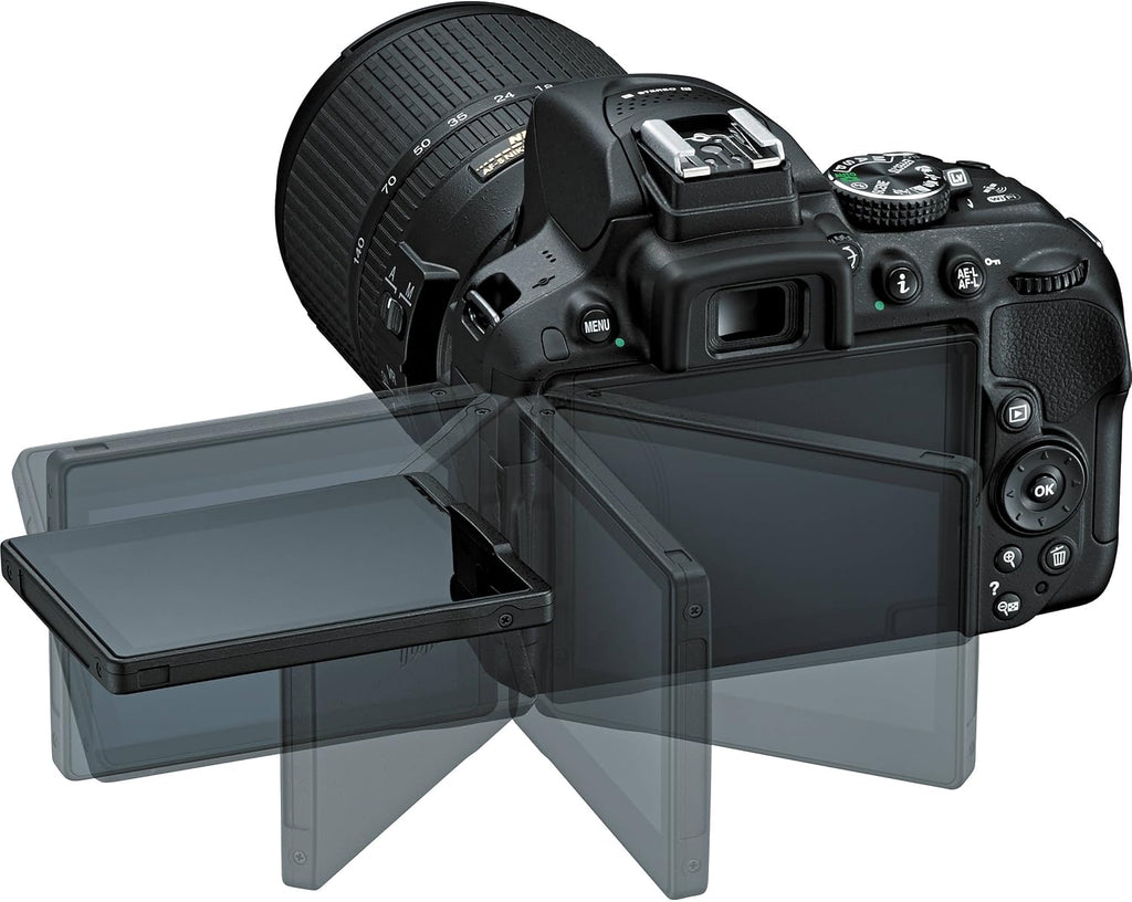 Nikon D5300 24.2 MP CMOS Digital SLR Camera with 18-140mm f/3.5-5.6G ED VR Auto Focus-S DX NIKKOR Zoom Lens (Black)