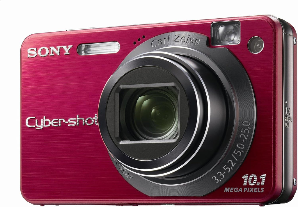 Sony Cybershot DSCW170/R 10.1MP Digital Camera with 5x Optical Zoom with Super Steady Shot (Red)